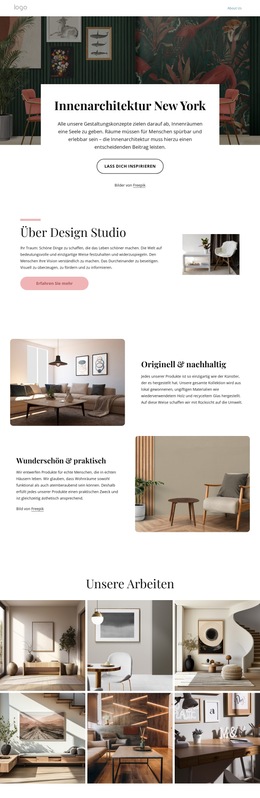Unsere Designphilosophie – Fertiges Website-Design
