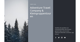 Layout-Funktionalität Für Safaris Und Expeditionen
