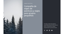 Safaris Y Expediciones: Plantilla De Sitio Web HTML