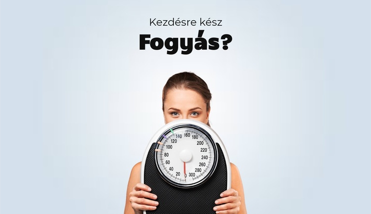 A legjobb fogyókúrás program Weboldal sablon