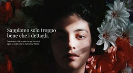 Servizio Fotografico Di Moda - Pagina Di Destinazione Gratuita, Modello HTML5