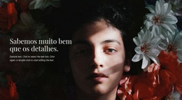 Fotografia De Moda - Modelos De Sites Responsivos