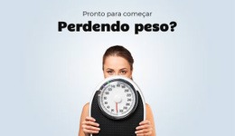 Melhor Programa De Perda De Peso - Página De Destino Pronta Para Uso