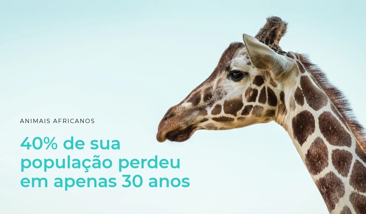 A caça ilegal é um grande problema Landing Page