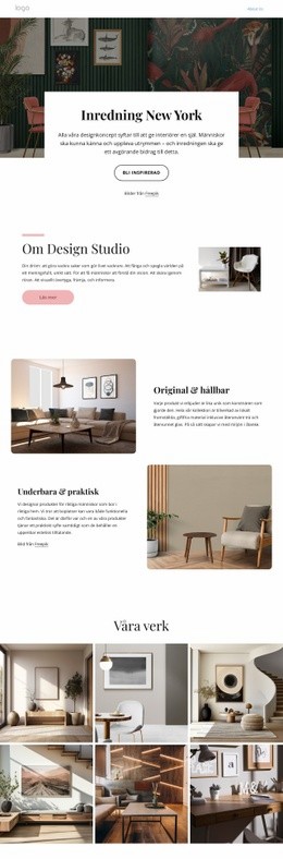 Vår Designfilosofi - Gratis HTML-Mall