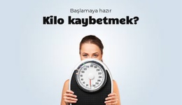 En Iyi Kilo Verme Programı Için Harika Tek Sayfalık Şablon