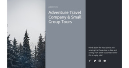 Safaris And Expeditions Web Page Design