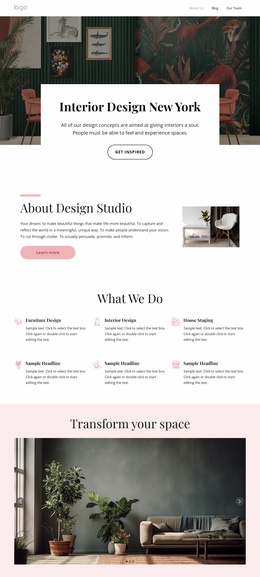 Our Design Philosophy - Mobile Website Template