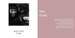 Was Wir Im Studio Machen - Site Mit HTML-Vorlagen-Download