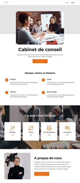 Développement De Stratégies Innovantes - Belle Maquette De Site Web