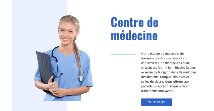 Laboratoire privé de pathologie clinique Modèle CSS