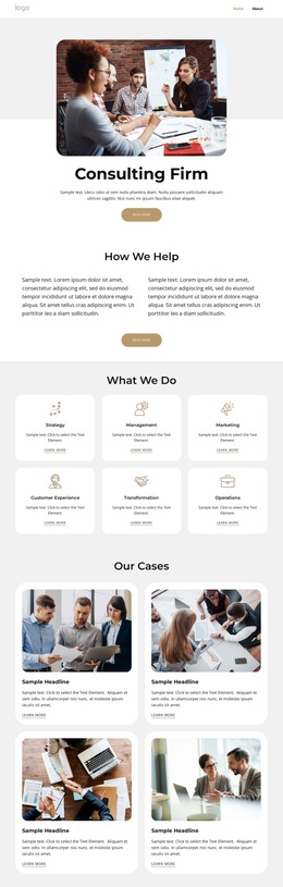 Innovative strategy development - HTML5 Template by Nicepage