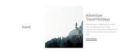 Multipurpose WordPress Theme For Adventure Holidays