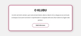 Textový Blok S Okrajem – Profesionální Šablona Webu