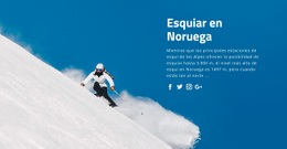 Esquiar En Noruega - Creador De Sitios Web Moderno