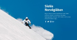 Síelés Norvégiában – Webhelykészítő Sablon
