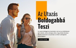 CSS-Sablon Ehhez: Csodálatos Utazási Célpontok