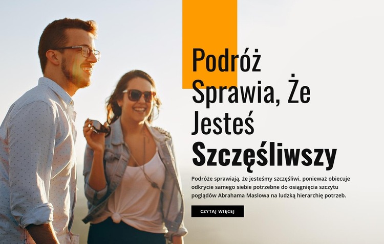 Niesamowite miejsca podróży Makieta strony internetowej