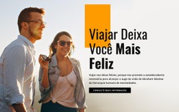 Destinos De Viagem Incríveis - HTML Page Maker