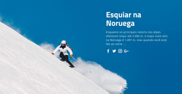 Esquiar Na Noruega Agência De Publicidade