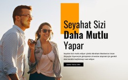 İnanılmaz Seyahat Yerleri - Duyarlı Açılış Sayfası