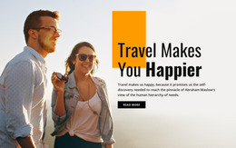 Amazing Travel Destinations - Easy-To-Use Website Mockup