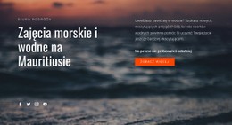 Sporty Wodne Szablon Formularza CSS