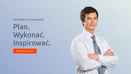 Rozwiązywanie Problemów W Doradztwie Prosty Szablon HTML CSS