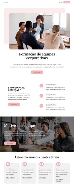Construção De Equipes Corporativas - HTML Writer
