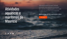 Atividades Aquáticas Modelo De Formulário CSS