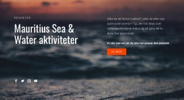 Vattenaktiviteter - Vacker Webbdesign