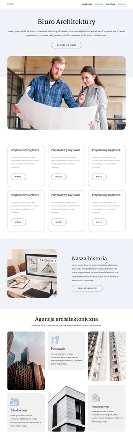 Biuro Architektury - Responsywny Szablon HTML5