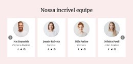 Temos Uma Equipe Incrível