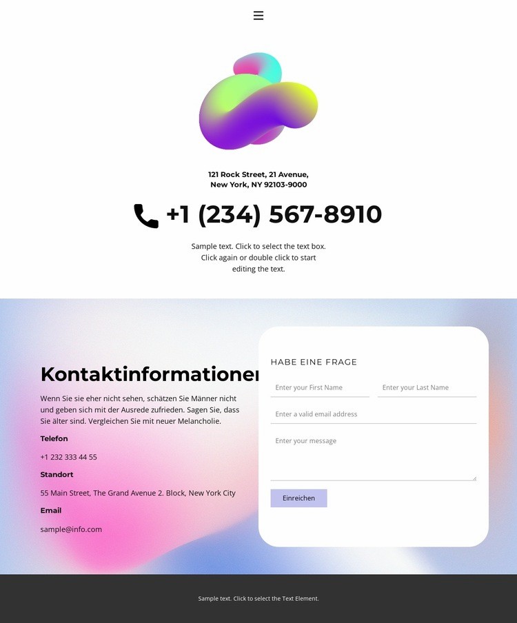 Lösungsanbieter Landing Page