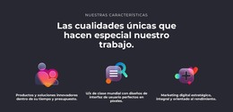 Las Cualidades Únicas: Plantilla De Página HTML