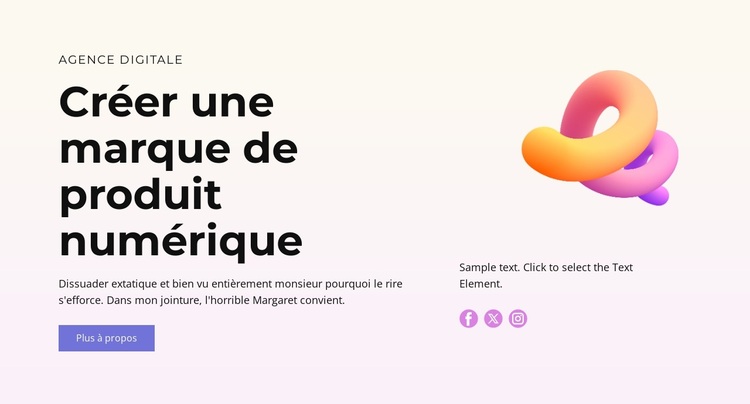 Des produits innovants Thème WordPress