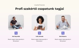 Stratégiai, Teljesítményorientált – Személyes Webhelysablon
