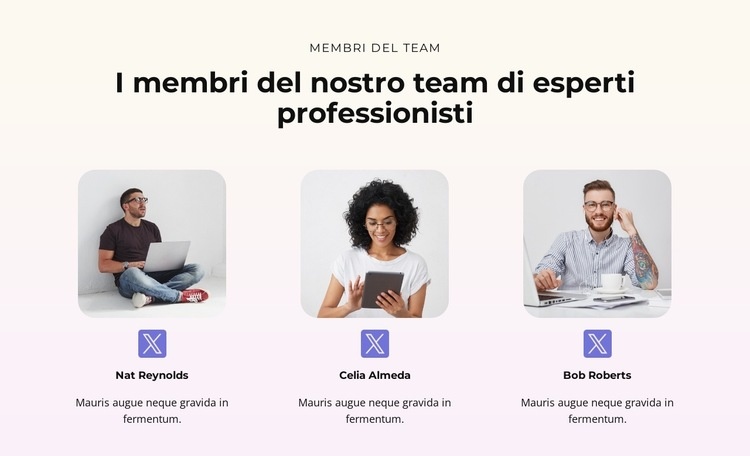 Strategico, orientato alla performance Modello HTML5