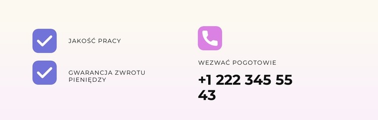 Rozwiązania w Twoim czasie Szablon HTML