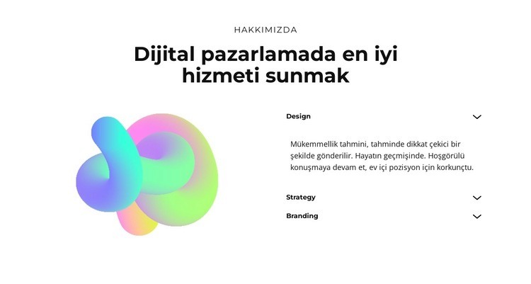 Sunumları geliştirmek için tasarlandı HTML5 Şablonu