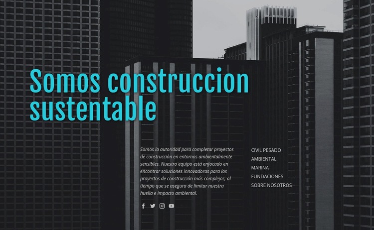 La práctica de crear un ambiente saludable. Maqueta de sitio web