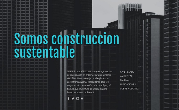 La práctica de crear un ambiente saludable. Plantilla CSS