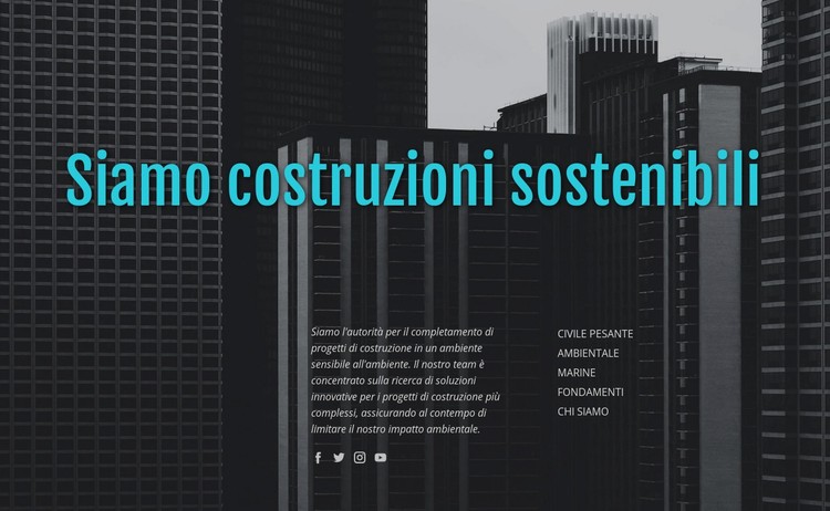 La pratica di creare un ambiente sano Modello CSS