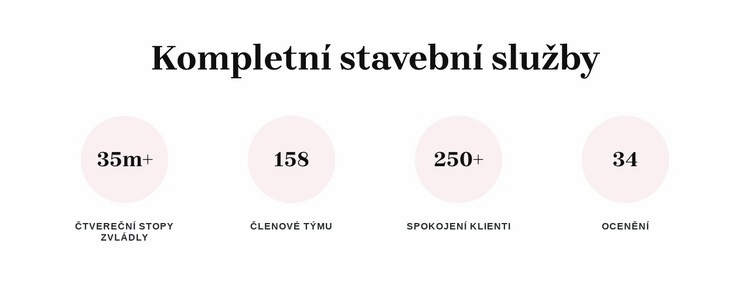 Kompletní stavební služby Téma WordPress