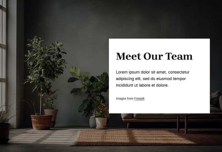 Transformative living spaces CSS Template