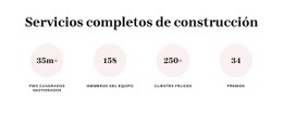 Servicios Completos De Construccion - Mejor Plantilla HTML5