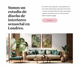 Somos Estudio De Diseño De Interiores. - Plantilla De Una Página