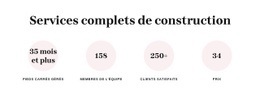 Services Complets De Construction - Meilleur Modèle HTML5