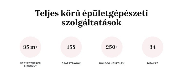 Teljes körű épületgépészeti szolgáltatások Weboldal tervezés