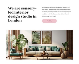We Are Interior Design Studio - One Page Template